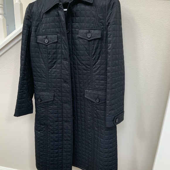 Express Jackets & Blazers - Black quilted full length coat